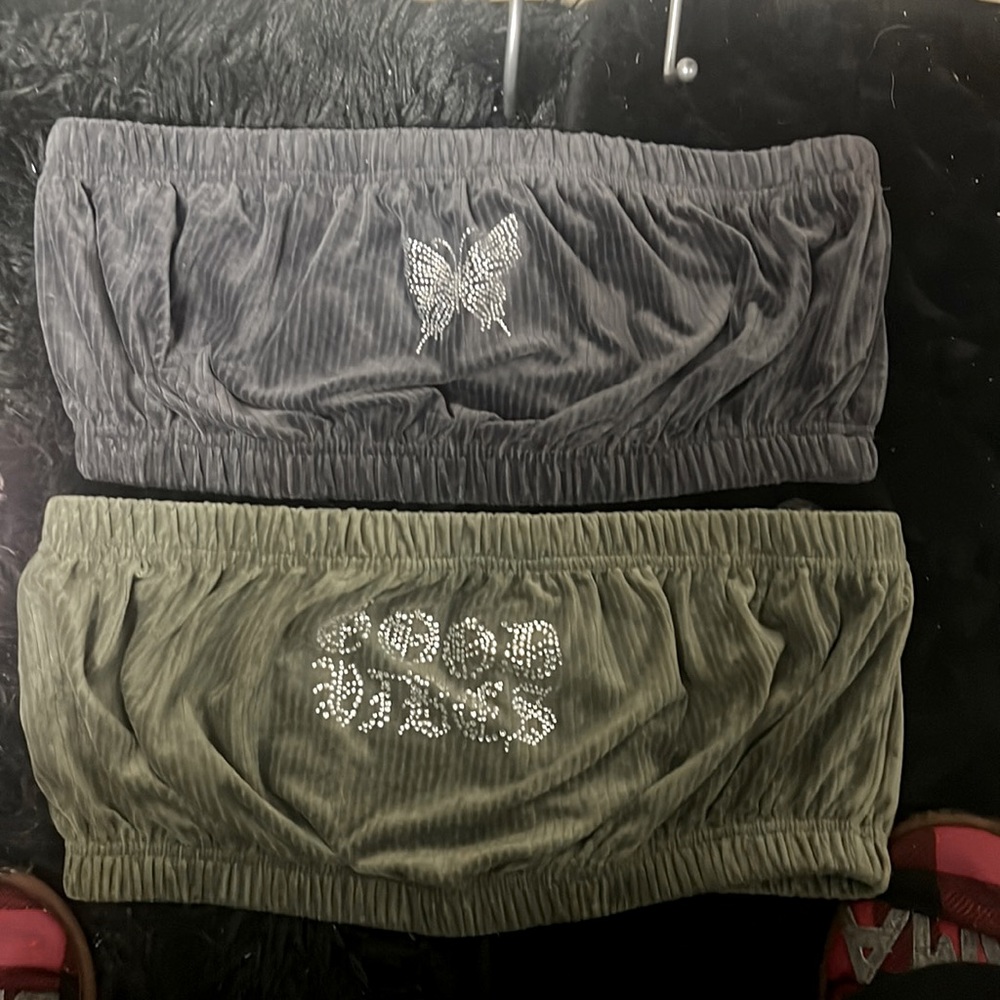 Two bandana bras